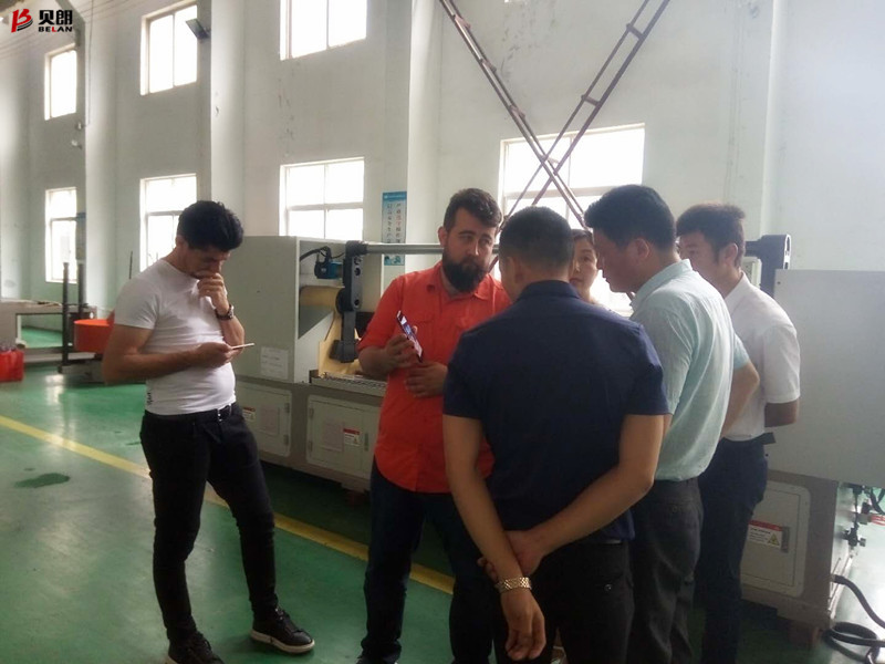 土耳其客戶參觀貝朗自動(dòng)化公司現(xiàn)場